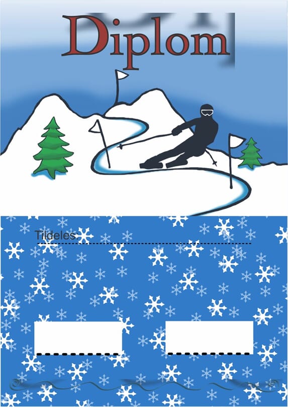 Diplom Val de Fiemme alpint