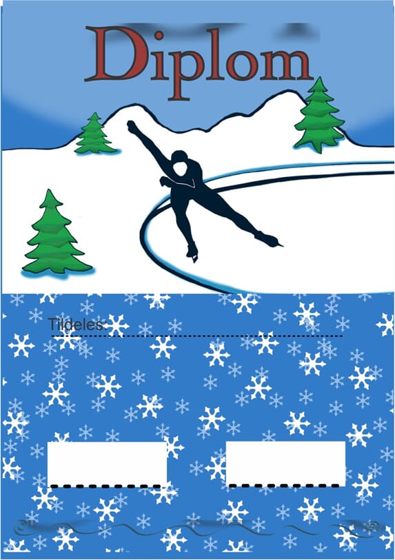Diplom Val de Fiemme skøyter