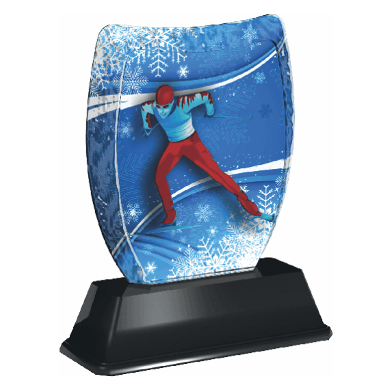 Johannes skistatuetter i 3 størrelser