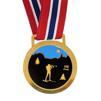 Blåtind skiskyttermedalje 50 mm
