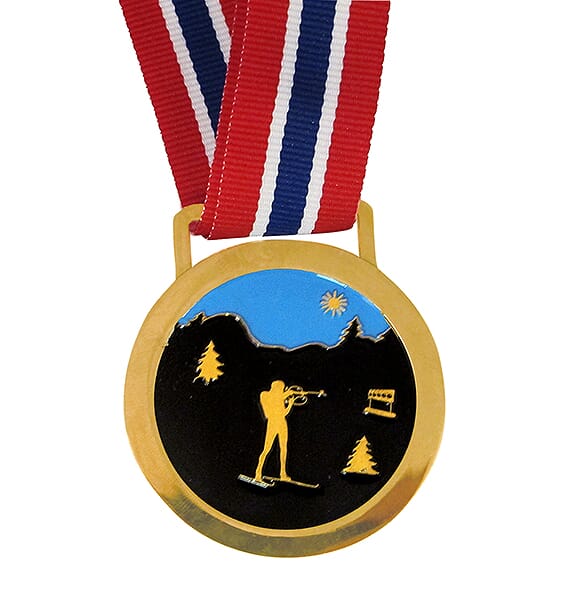 Blåtind skiskyttermedalje 50 mm