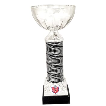 Sorte Bill pokal i 5 størrelser