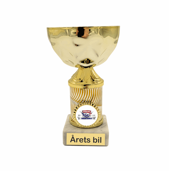 Minstemann pokal i 4 størrelser