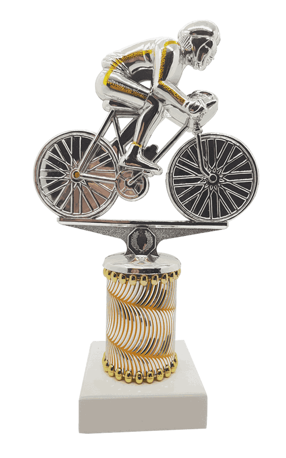 Tor sykkelstatuett i 4 størrelser
