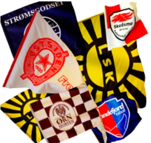 Supporterflagg 75x90cm