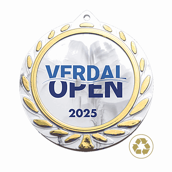 DUA 100% resirkulert medalje