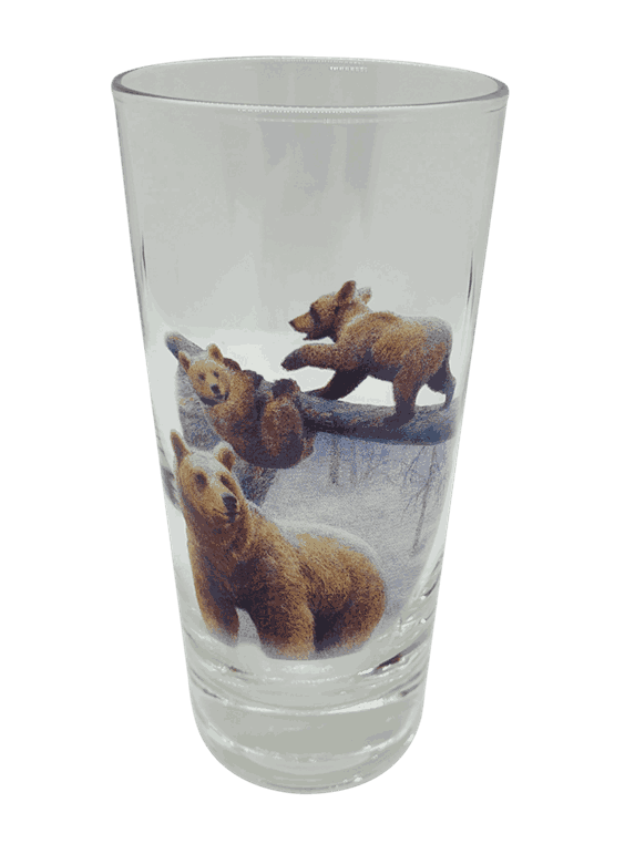 Drinkglass 22 cl med norske dyr